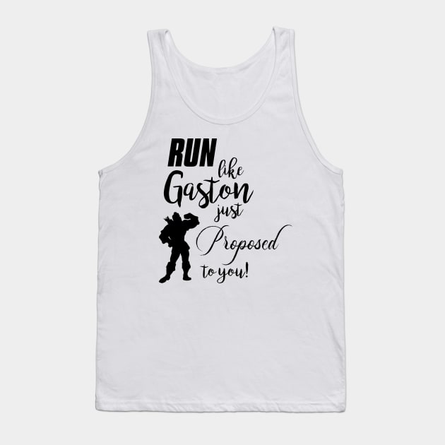 Run Gaston Tank Top by LeesaMay